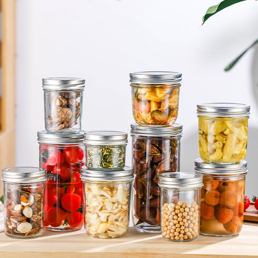 Airtight Cereal Jar - Botol daun teh bumbu sereal gandum,