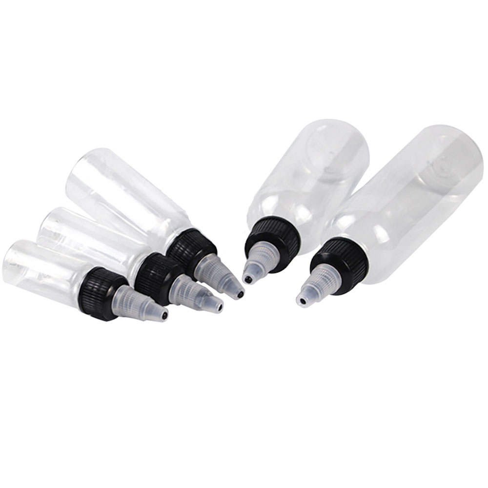 Condiment Squeeze Bottle - Botol Saus Tekan 10/30/60/80/100ml dengan Nozel