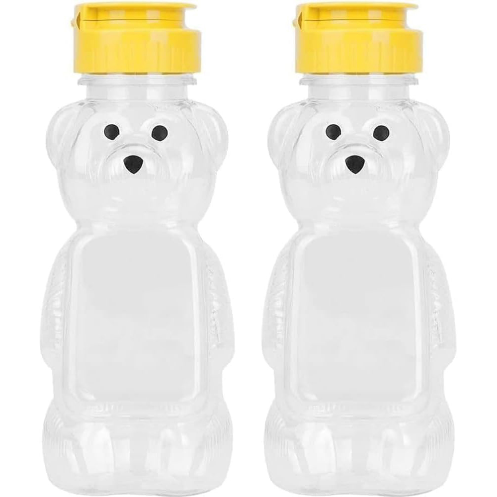 Condiment Squeeze Bottle - 2 Buah Stoples Botol Madu Beruang