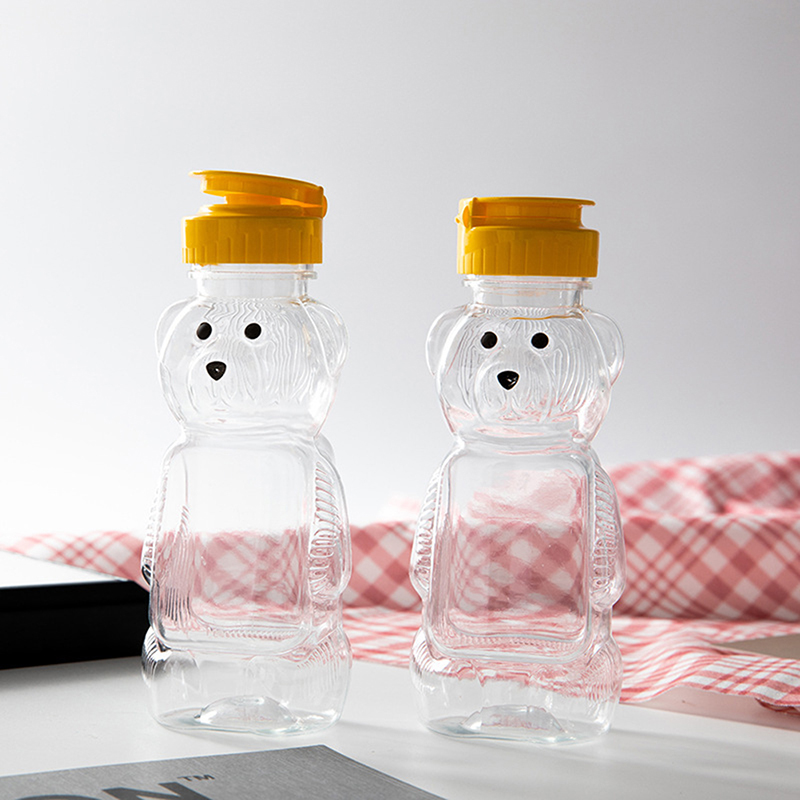 Condiment Squeeze Bottle - Botol bumbu peras plastik bentuk beruang,