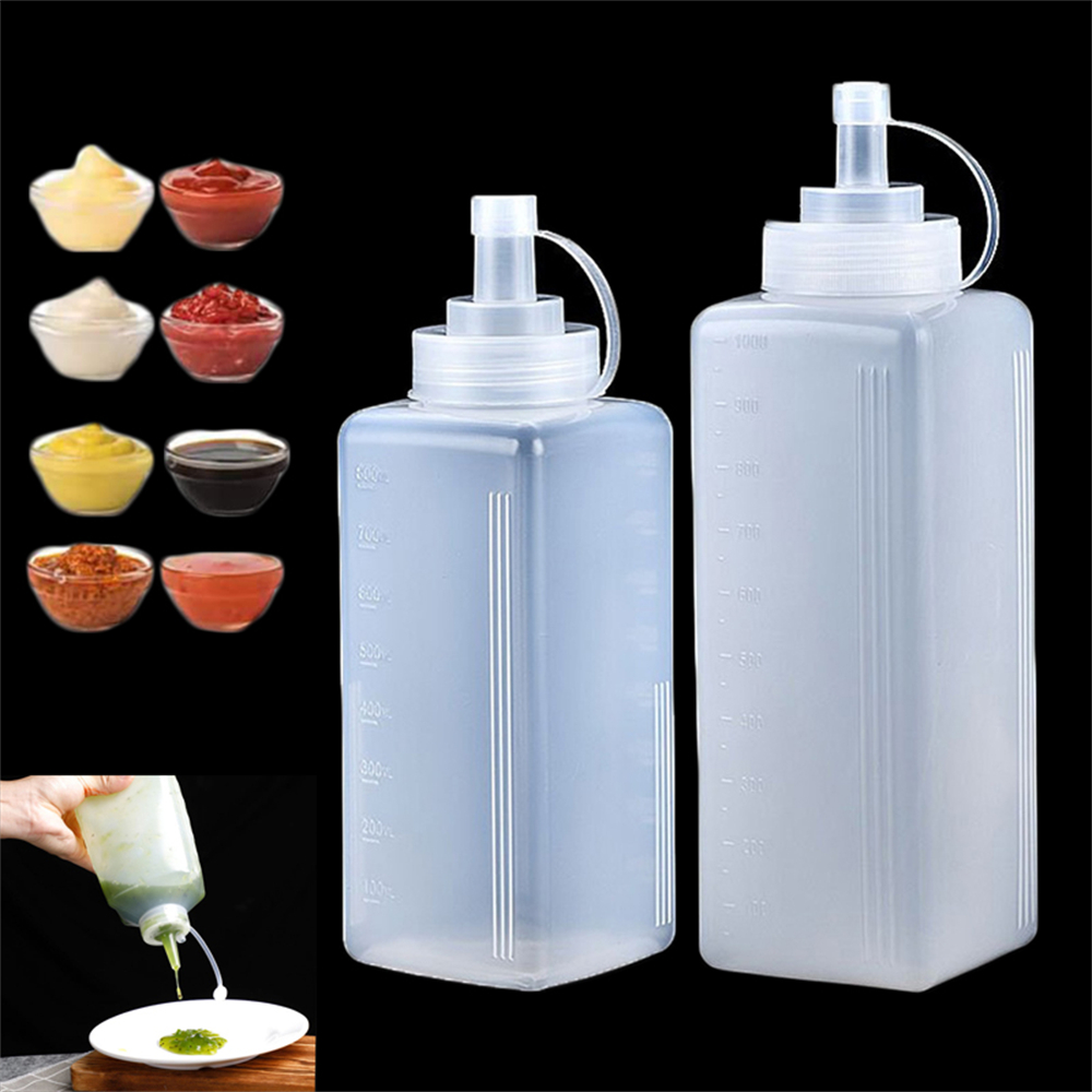 Condiment Squeeze Bottle - 1 Pak 800/1000Ml Botol Saus Plastik