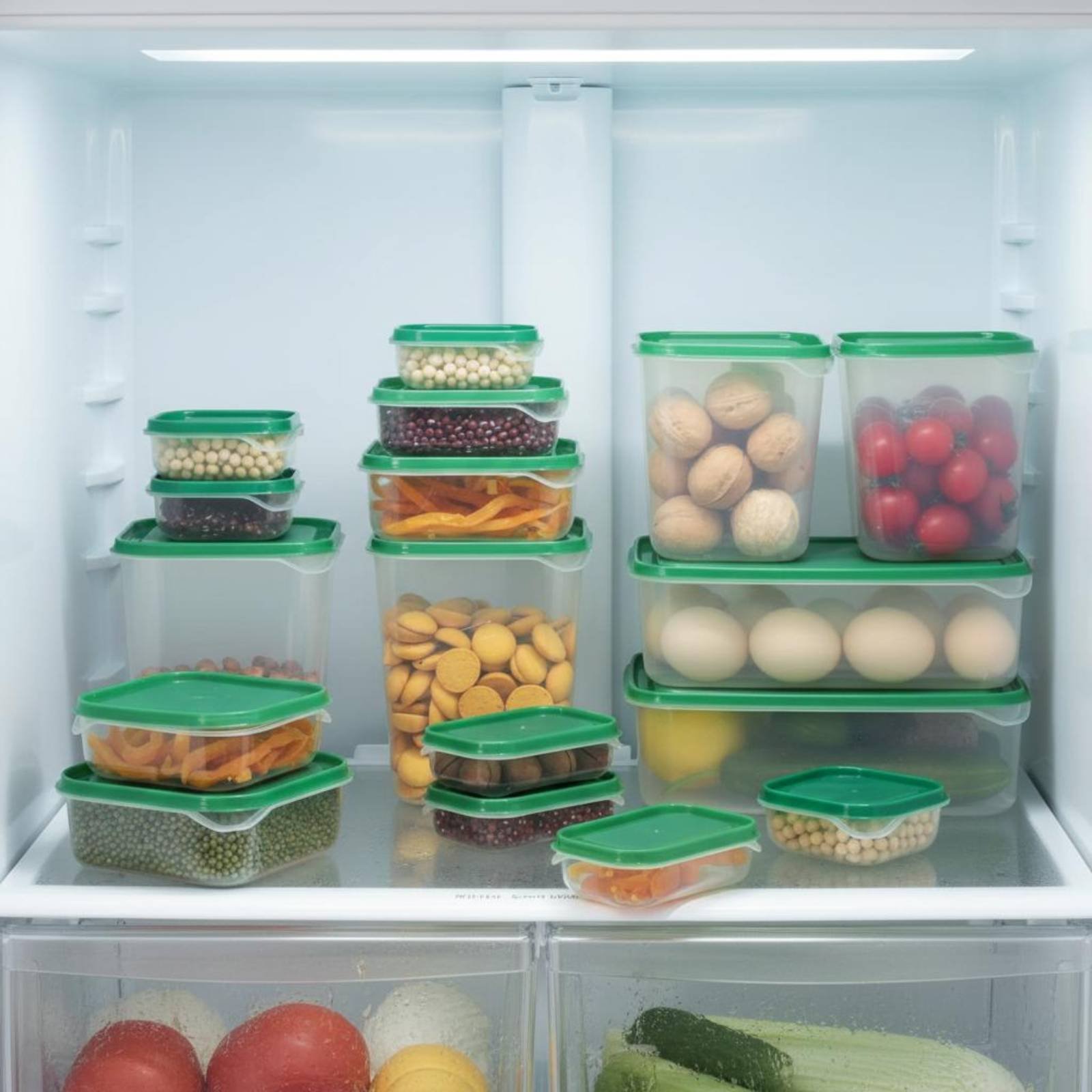 17 Buah Set Kotak Penyimpanan  - Food Storage Boxes With Lids ulasan dan harga