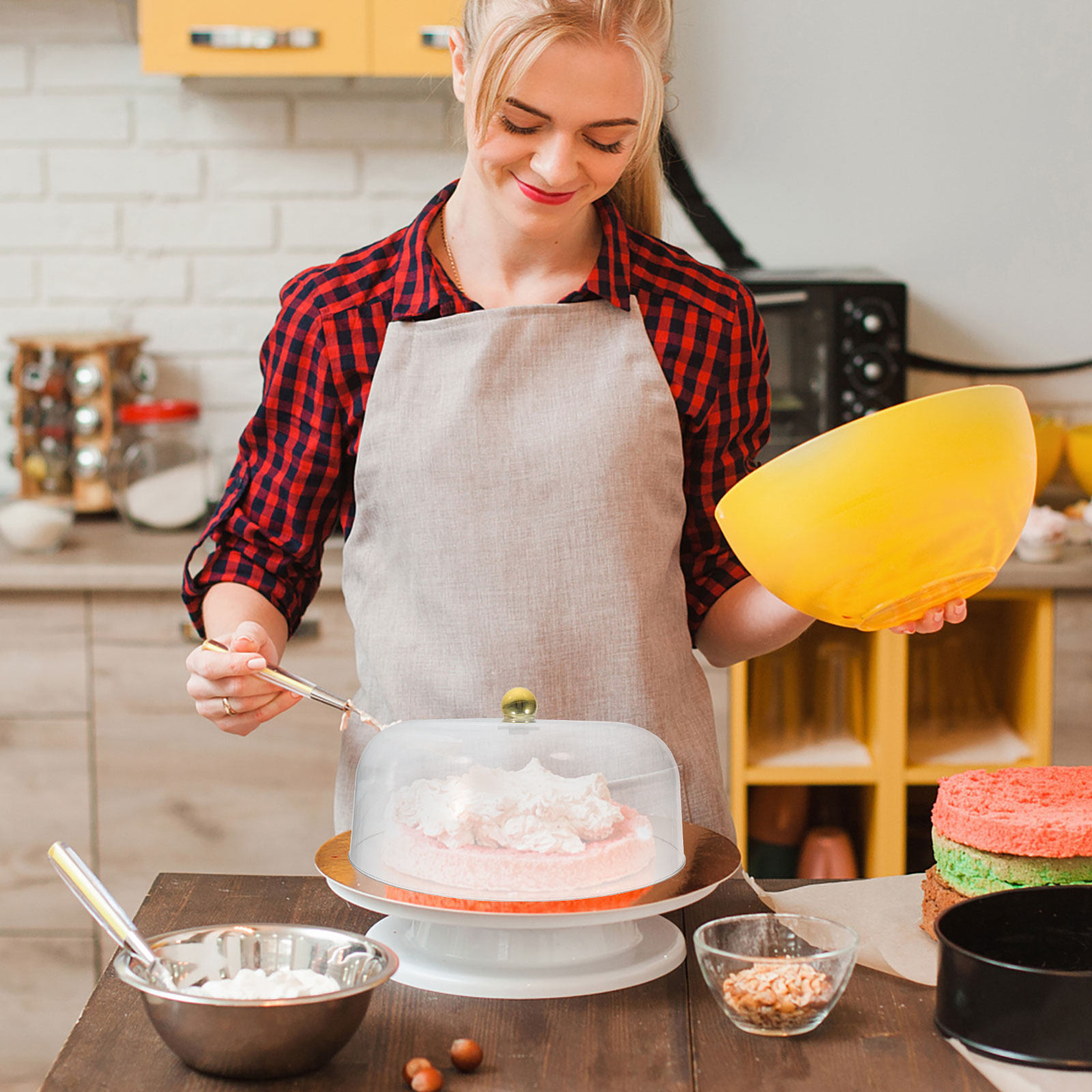 Penutup Kue Transparan Berbaha - Food Storage Lid ulasan dan harga