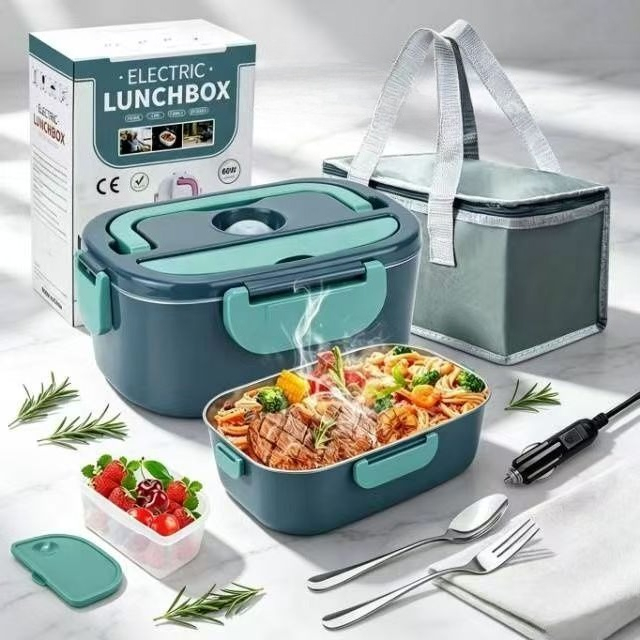 Kotak Makan Siang Pemanas List - Food Storage Box Stainless Steel ulasan dan harga