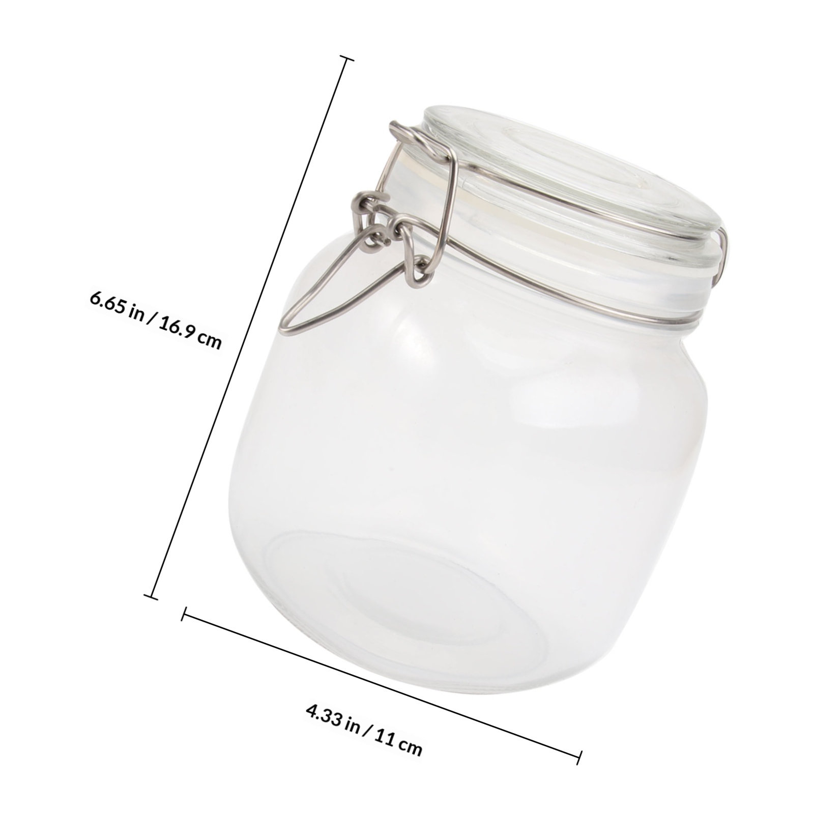 Pot Kaca Transparan Persegi 10 - Food Storage Glass Container Set ulasan dan harga