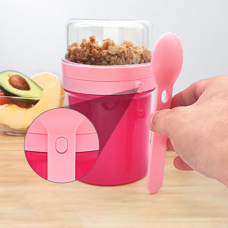 Cangkir Overnight Oats Dua Lap - Food Storage Unit ulasan dan harga