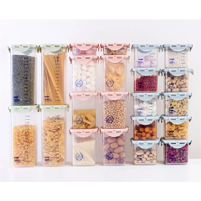 WBBOOMING Kotak Plastik Sehat  - Airtight Cereal Jar ulasan dan harga