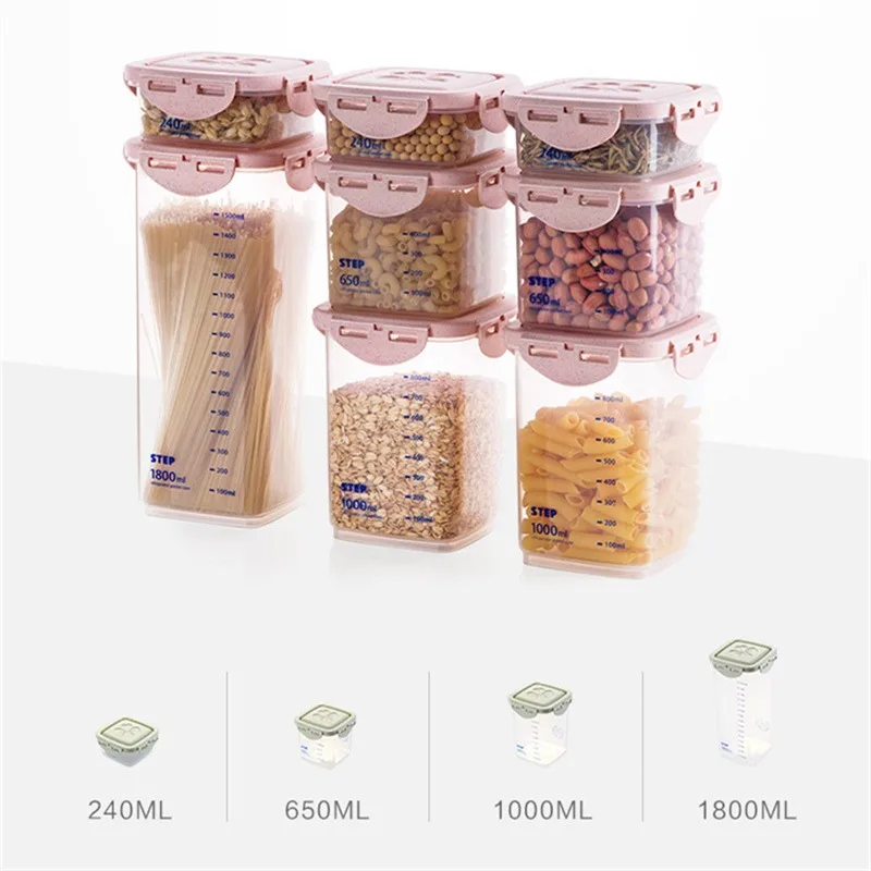 WBBOOMING Kotak Plastik Sehat  - Airtight Cereal Jar ulasan dan harga
