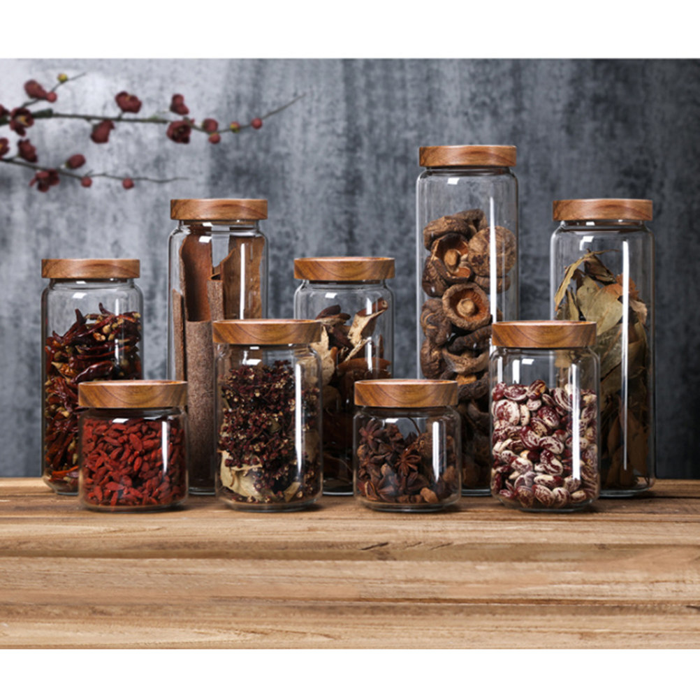 1Pcs Wadah Penyimpanan Biji-bi - Airtight Cereal Jar ulasan dan harga