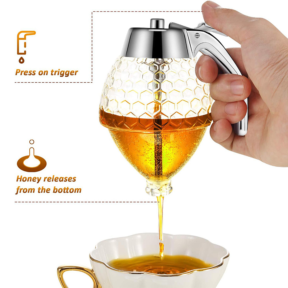 1 buah Dispenser Madu Anti Tet - Condiment Squeeze Bottle ulasan dan harga