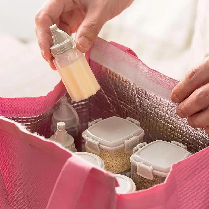 Botol Saus Portable Kecil, Bot - Condiment Squeeze Bottle ulasan dan harga