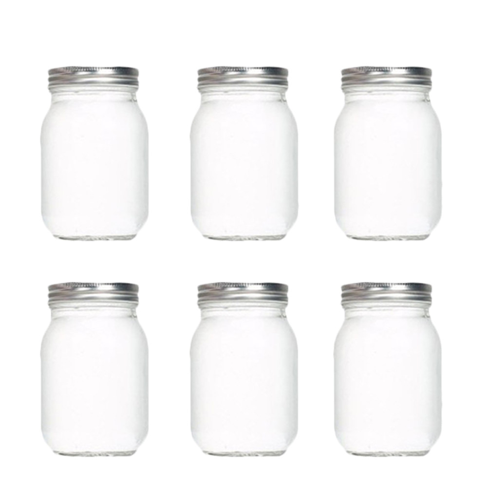 6 Buah Stoples Kaca Bulat Tran - Food Storage Lid ulasan dan harga