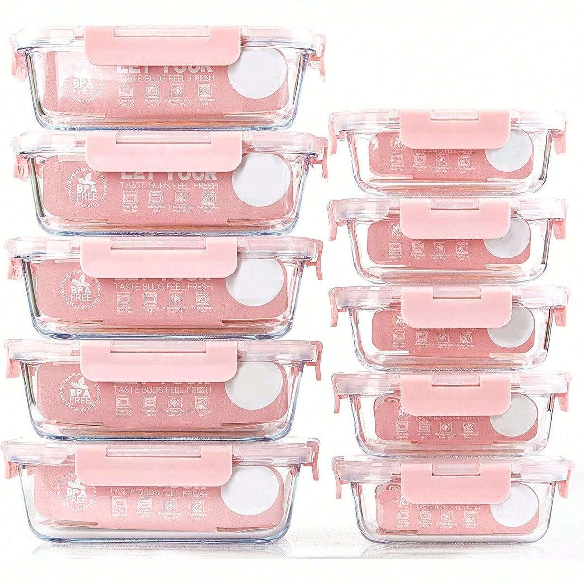 10 Wadah Makanan Kaca, Wadah P - Food Storage Boxes With Lids ulasan dan harga