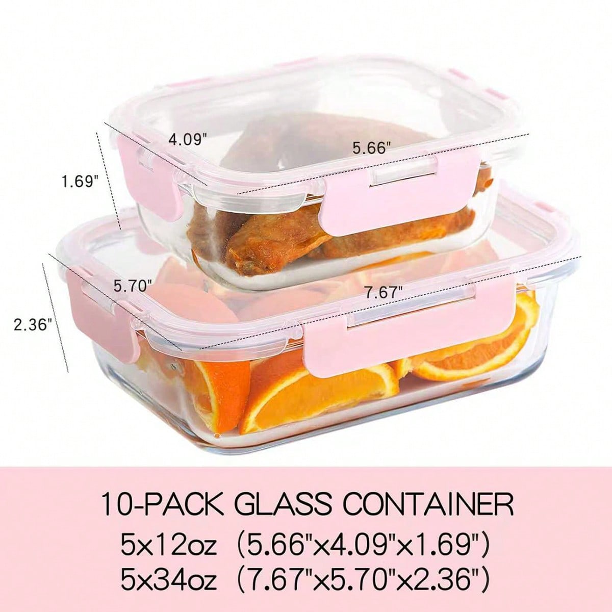 10 Wadah Makanan Kaca, Wadah P - Food Storage Boxes With Lids ulasan dan harga