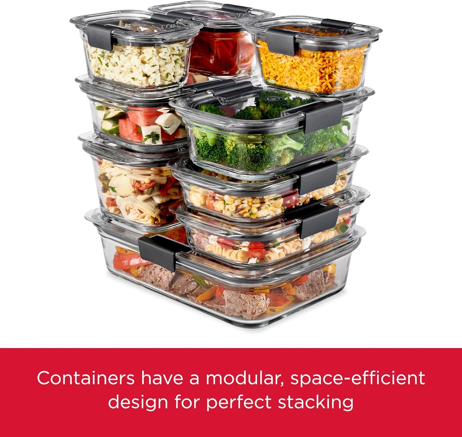 Wadah Penyimpanan Makanan Kaca - Food Storage Glass Container Set ulasan dan harga