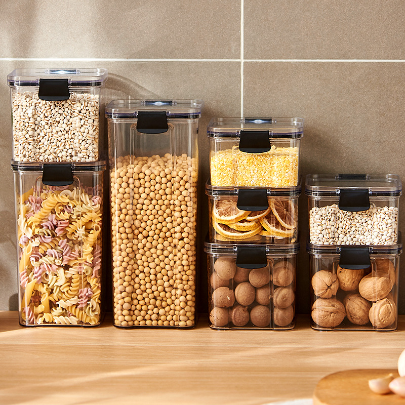 Kotak penyimpanan bumbu rumah  - Airtight Cereal Jar ulasan dan harga