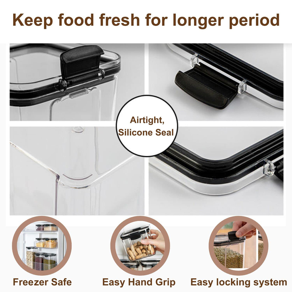 4pcsSet Wadah Penyimpanan Maka - Airtight Cereal Jar ulasan dan harga