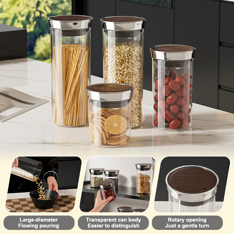 Wadah Sereal Uforu Food Grade, - Airtight Cereal Jar ulasan dan harga