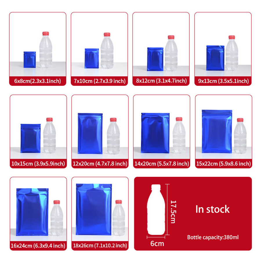 100 Buah Kantong Ritsleting Fo - Food Storage Small ulasan dan harga