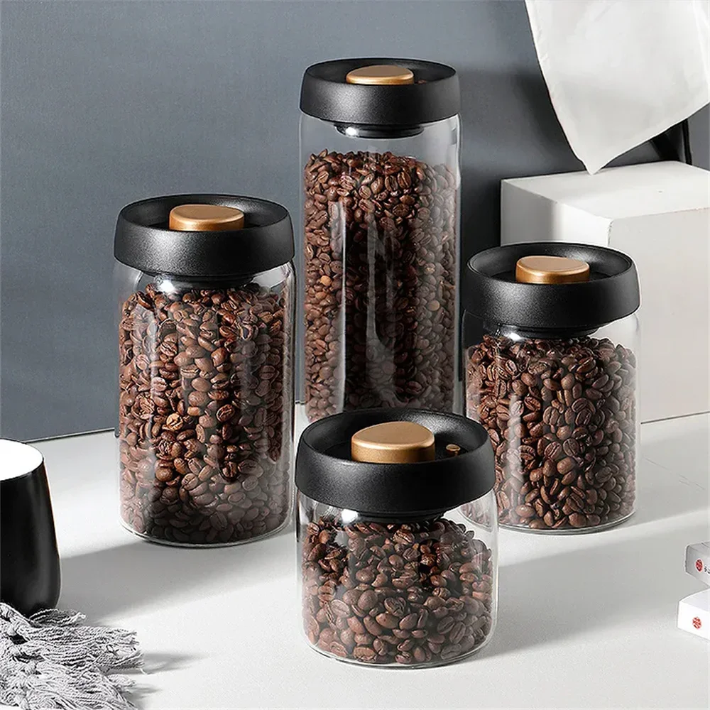 Wadah Penyimpanan Kopi Kedap U - Food Storage Glass Container Set ulasan dan harga