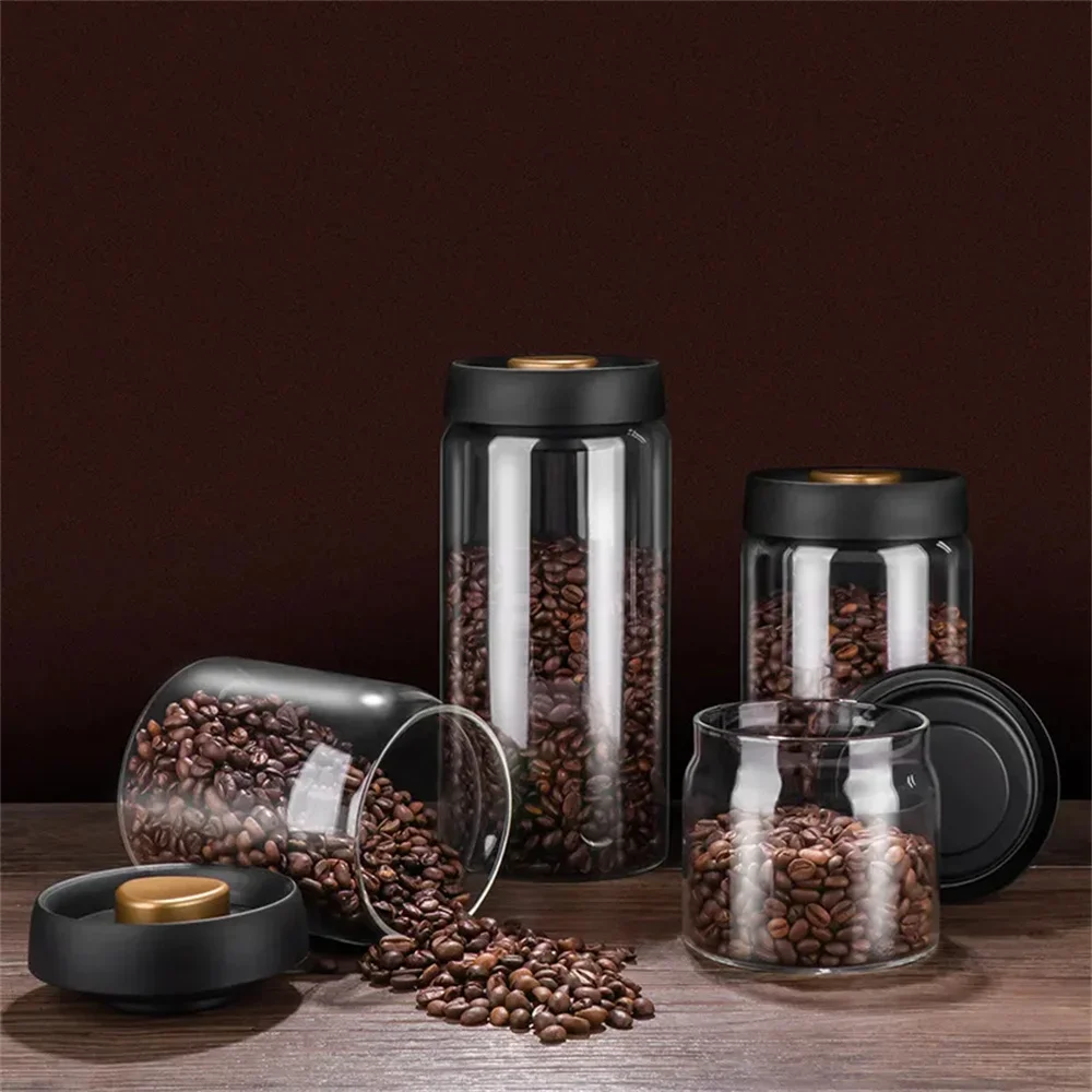 Wadah Penyimpanan Kopi Kedap U - Food Storage Glass Container Set ulasan dan harga