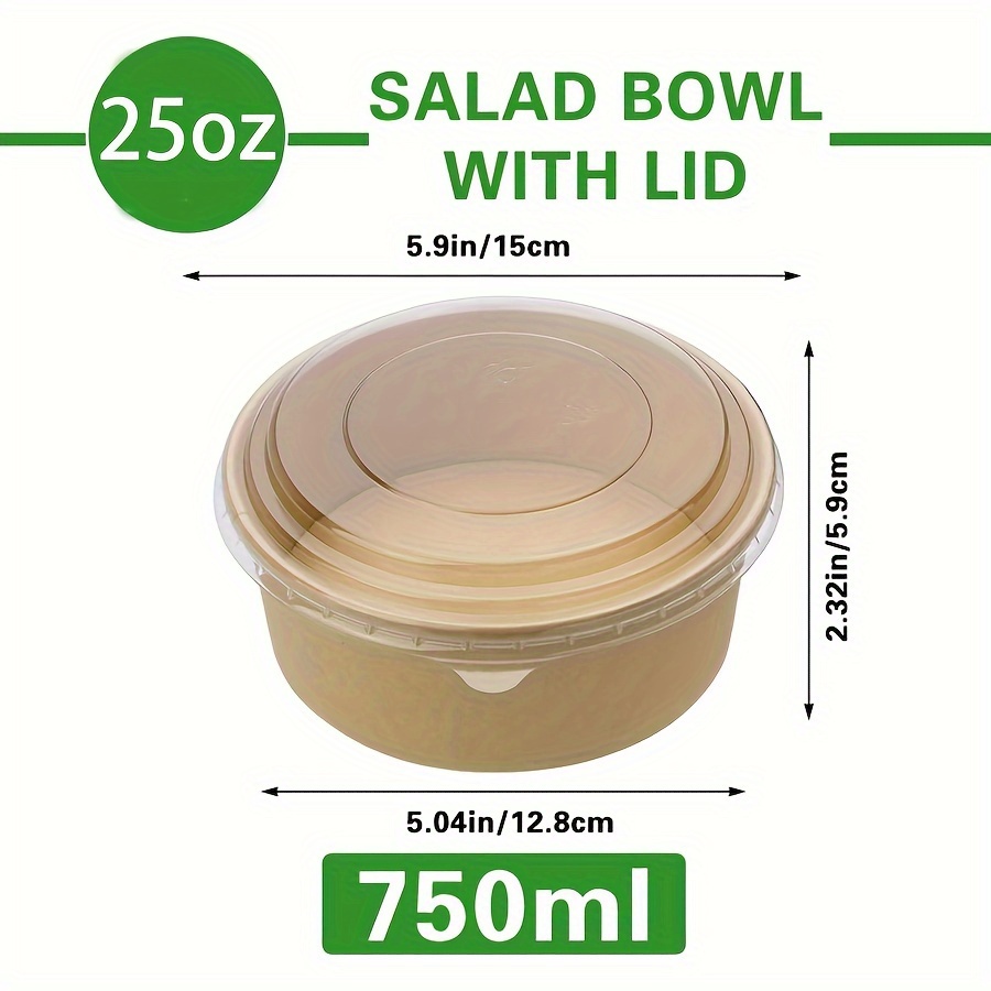 Mangkuk Kertas 25Oz/750Ml 25/5 - Food Storage Unit ulasan dan harga