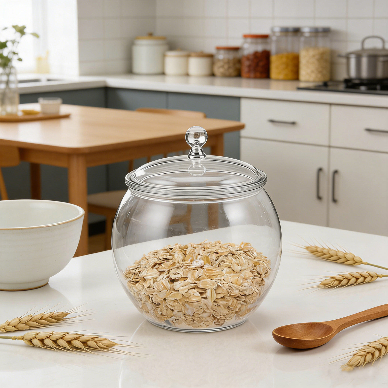 Stoples Penyimpanan Makanan Ke - Airtight Cereal Jar ulasan dan harga