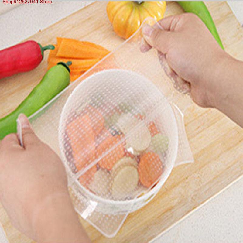 4PCS Penutup Mangkuk Silikon y - Food Storage Variety Pack ulasan dan harga